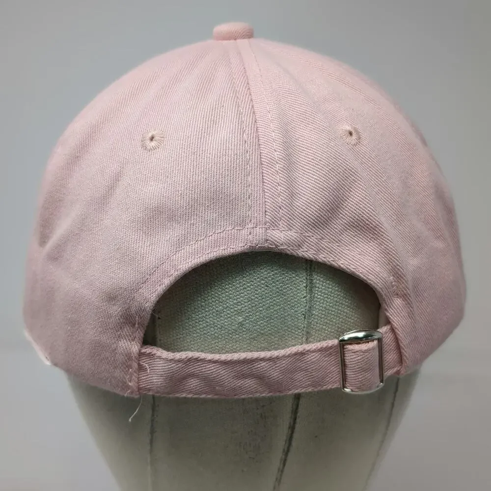Hampton Water Rosé Wine Baseball Cap Pink One Size Adjustable Slideback Hat